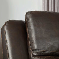 Carey Leather Power Reclining Sofa with Power Headrests, ***CLEARANCE SALE*** AS-IS