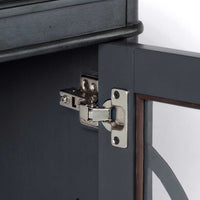 Antrasit 67" Accent Console, TV Stand (Interchangeable door panels-Adjustable shelves-Cord Management)