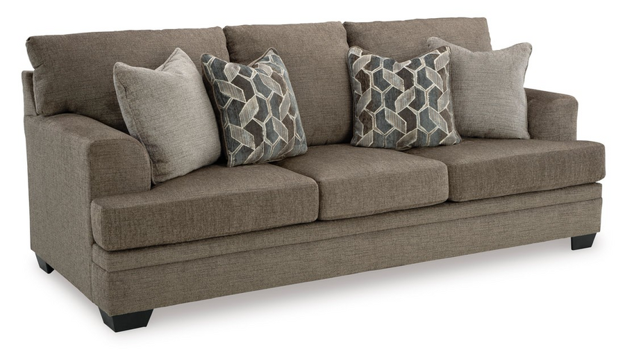 221 - Nutmeg Brown Sofa Set – Extra Deep Seating / Accent Pillows (PRE-ORDER)
