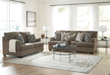 221 - Nutmeg Brown Sofa Set – Extra Deep Seating / Accent Pillows (PRE-ORDER)