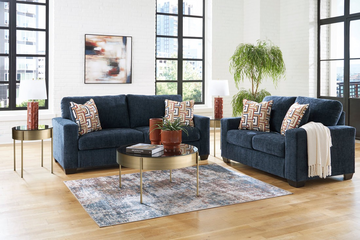 2-Piece Sofa and Loveseat Set – Modern Comfort in Stone or Ink Fabric Options ** PRE-ORDER **