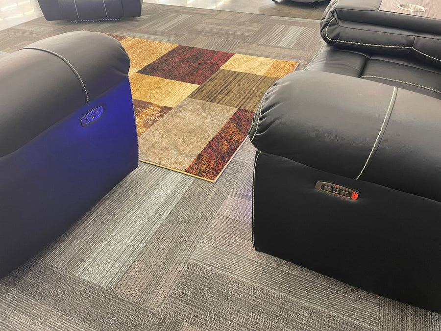 Party Time 3PCS POWER RECLINING LIVING ROOM SET, W/LED, WIRELESS CHARGER, BLUETOOTH SPEAKERS
