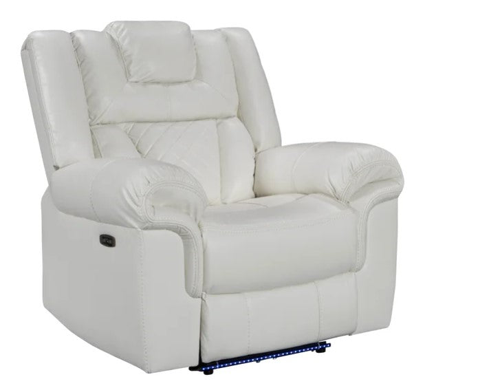 Party Time 3PCS POWER RECLINING LIVING ROOM SET, W/LED, WIRELESS CHARGER, BLUETOOTH SPEAKERS