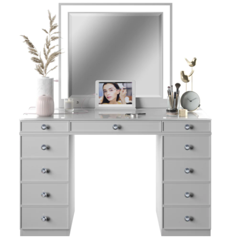 Tresanti Alexandra Vanity Table with LED Lighted Mirror π RESTOCK ALERT π ** SALE **