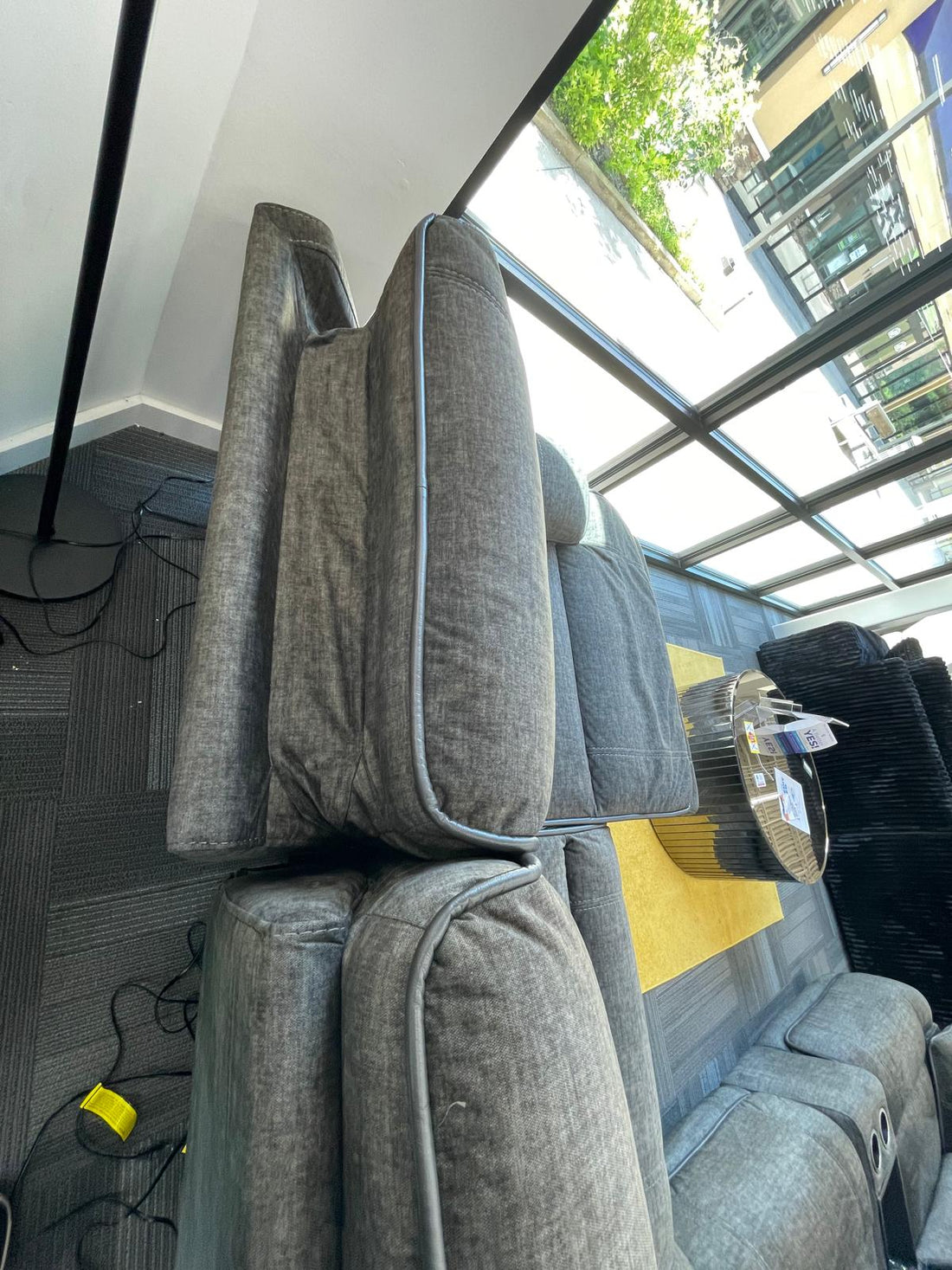 Cheers Power Headrest Fabric Reclining 6PC Modular Oversized Sectional (you can build what you want - love seat, sofa, console sofa-USB outlets)