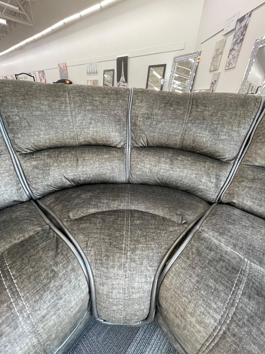 Cheers Power Headrest Fabric Reclining 6PC Modular Oversized Sectional (you can build what you want - love seat, sofa, console sofa-USB outlets)