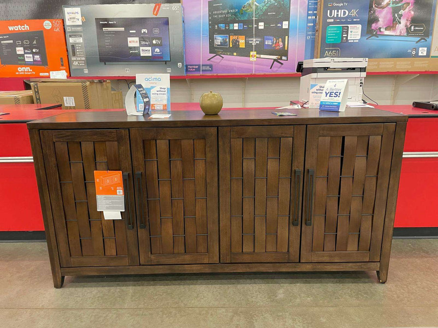 Tresanti 72" Harper TV Console, 2 Adjustable Shelves in Each of the 2 Double-Door Cabinets