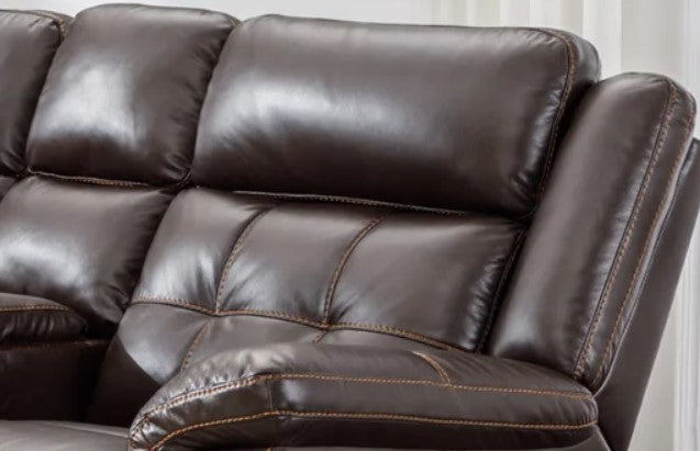 Jacob Black, Brown, Gray, Saddle, Stone Oversized Recliner Sectional