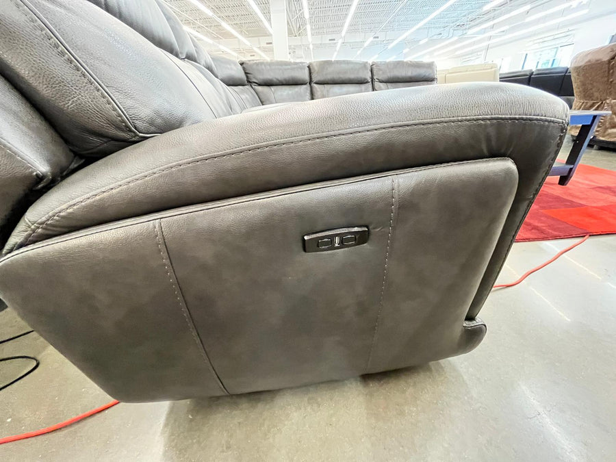 Lauretta 6-piece Leather Power Reclining Sectional with Power Headrests **NEW LOWER PRICE**
