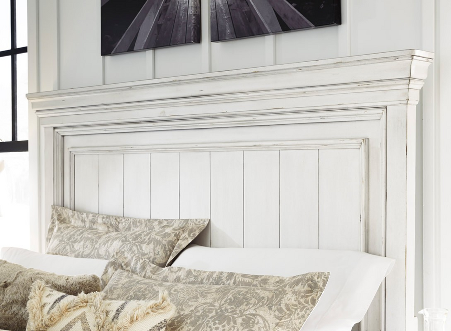 HH11-114 5-Piece Whitewash Bedroom Set – Bright, Rustic Charm with Timeless Appeal