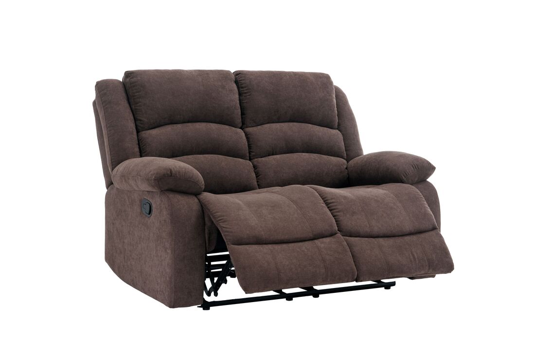 Dynamo2-CHOCOLATE 3PC Reclining Set, Sofa w/ drop down + 2 cupholders, Loveseat & Rocking Chair / PRE-ORDER