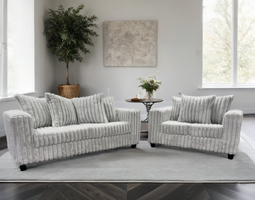 2-Piece Sofa and Loveseat Set – Sleek Design in Multiple Fabric Options **PRE-ORGER**