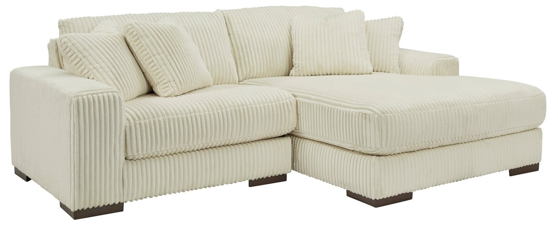 "Modern 2-Piece L-Shaped Sectional – Left/Right Facing Chaise, Two Colors"