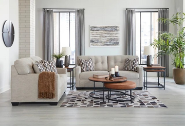 217 "Pebble" Modern Sofa & Loveseat Set – Neutral 2-Piece Living Room (PRE-ORDER)