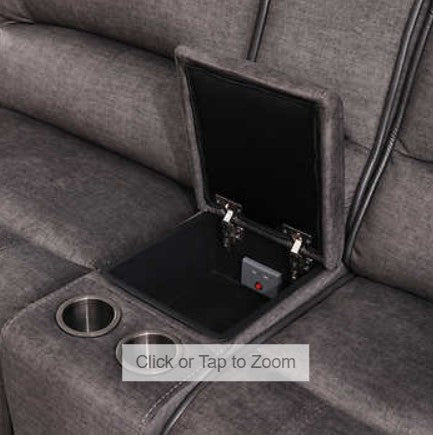 Redding 6-piece Fabric Power Reclining Sectional with Power Headrest