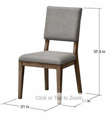 Galena Upholstered 9-Piece Dining Set, Dining Table and 8 Chairs