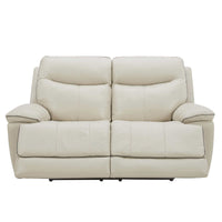 Messina Leather Power Reclining Loveseat with Power Headrests