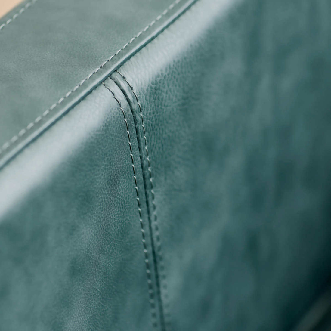Harstine Leather Sofa, Green – Danca Furniture in Little Rock, AR