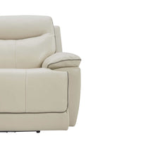 Messina Leather Power Reclining Loveseat with Power Headrests