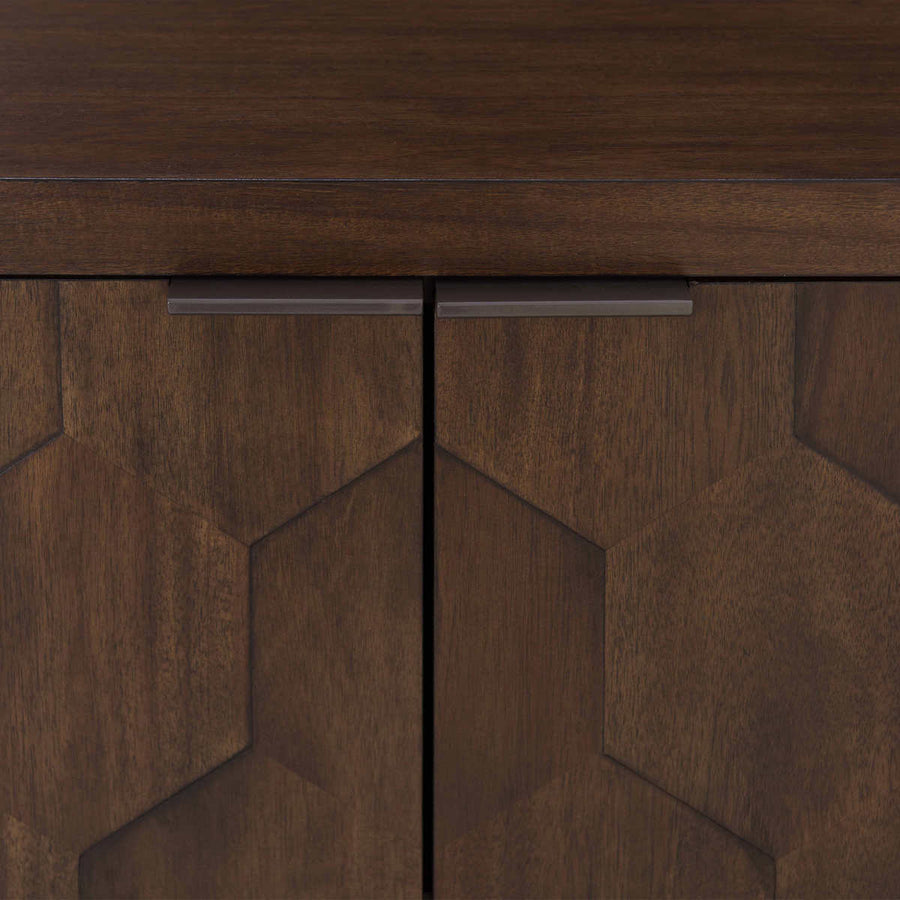 Honeycomb Texture 72" Accent Console, TV Stand