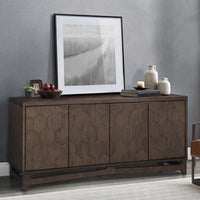 Honeycomb Texture 72" Accent Console, TV Stand